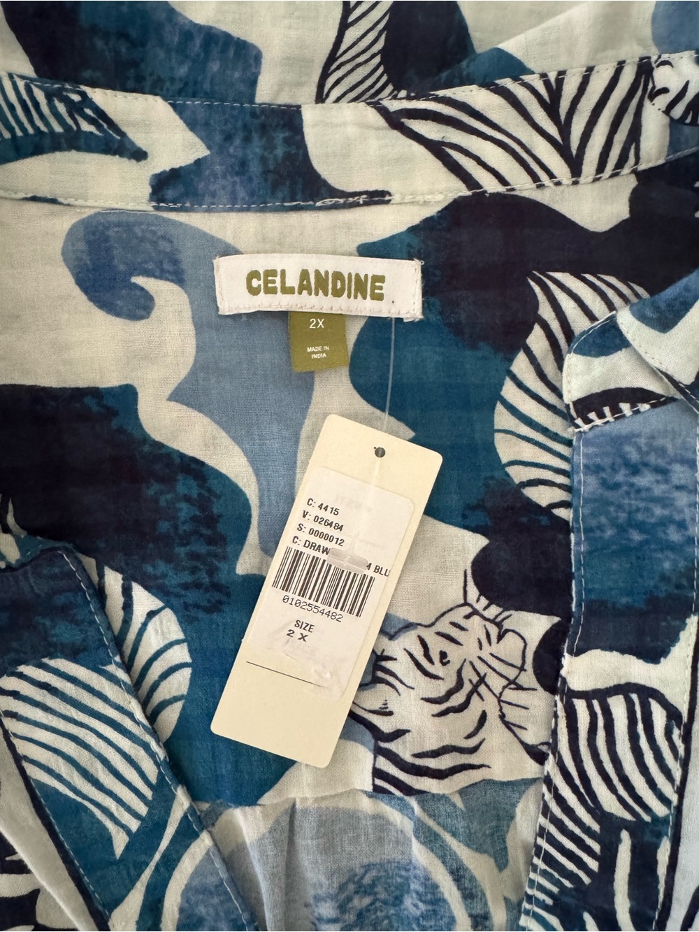 Anthro The Carolita Printed Tiered Shirt
Dress by Celandine. Size 2X. MSRP $128 - Picture 13 of 17